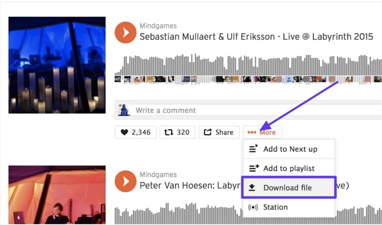 save music from soundcloud in wav format