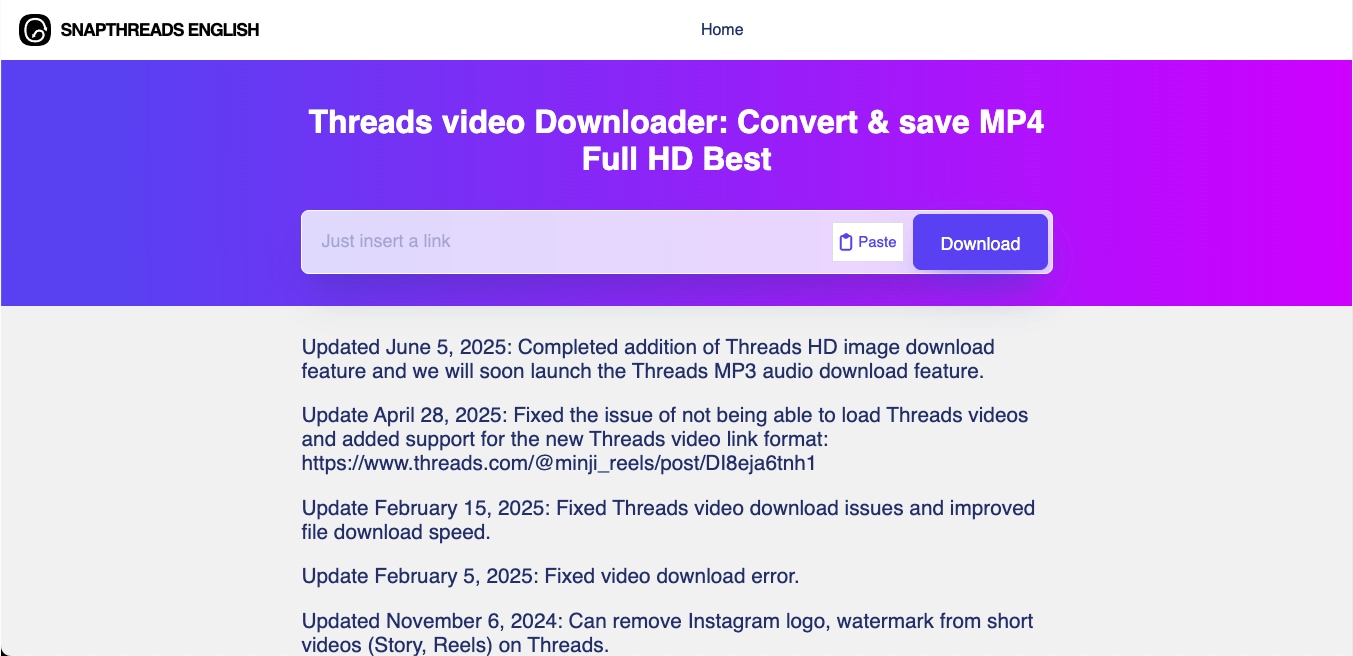 snapthreads threads downloader