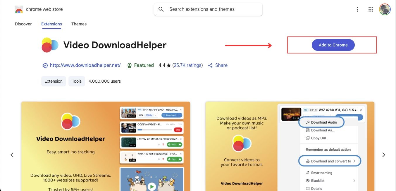 video downloadhelper