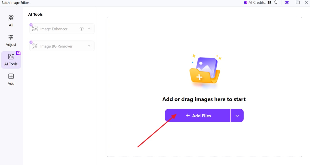 add files to image editor