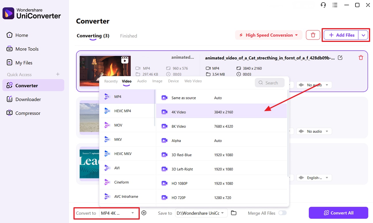 choose convert to format