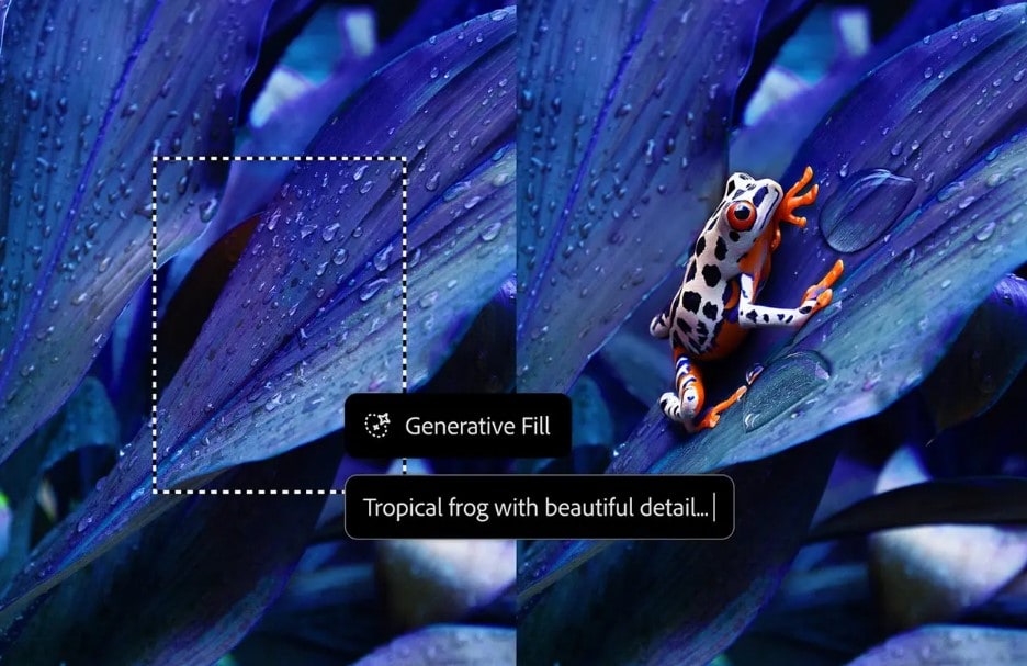 enhance creative design using generative fill