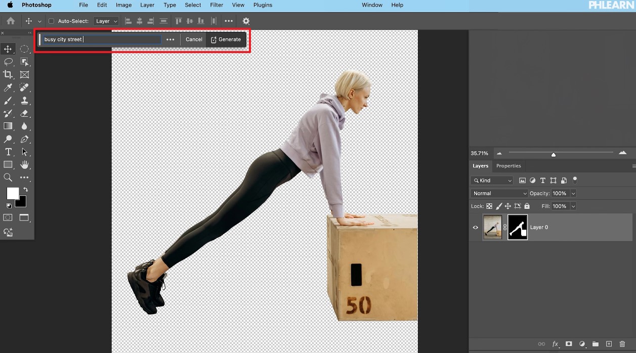 add prompt hit generate