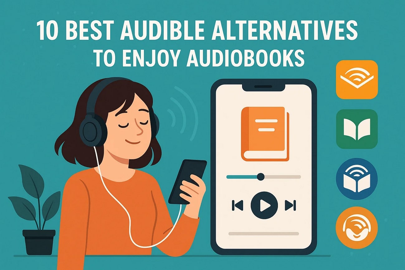 top audible alternatives for audiobooks