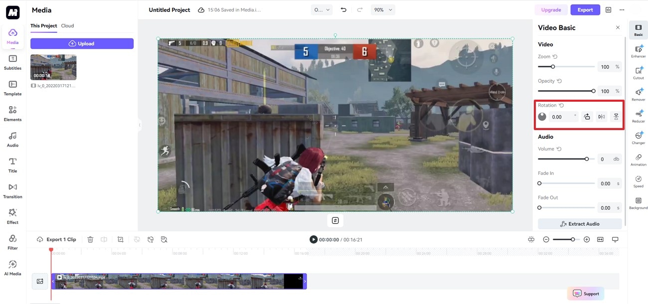 navigate rotate interface