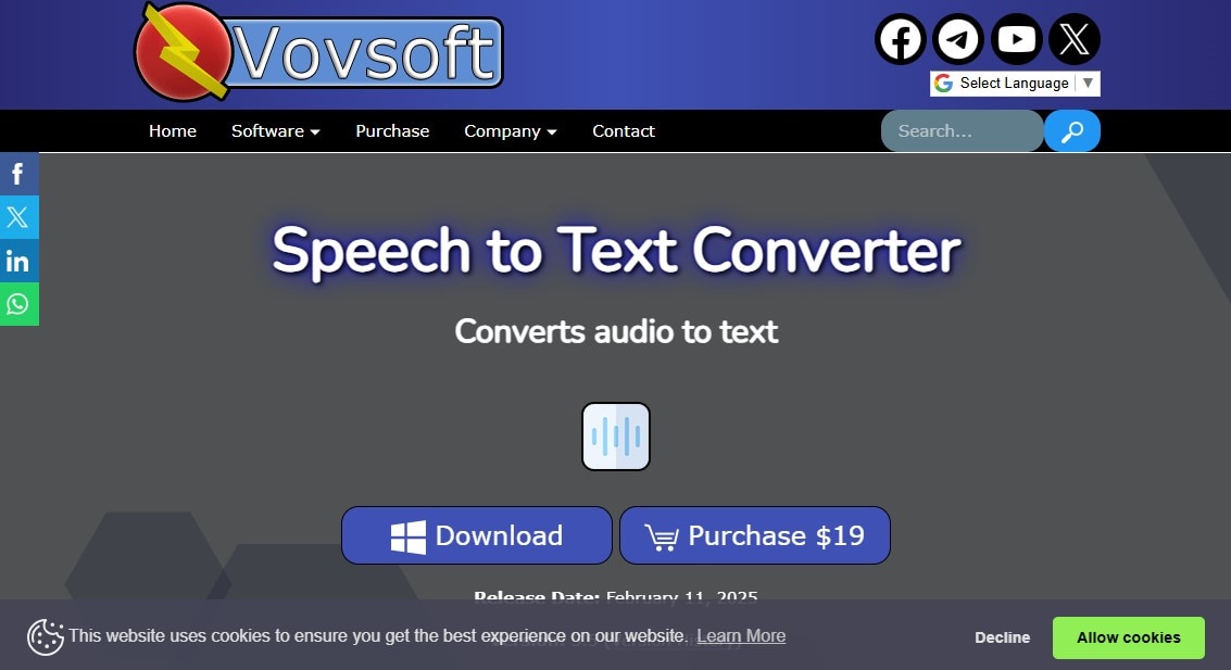 vovosoft tamil speech typing software