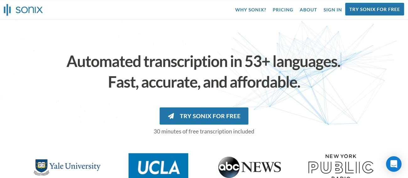 sonix ai podcast transcription online