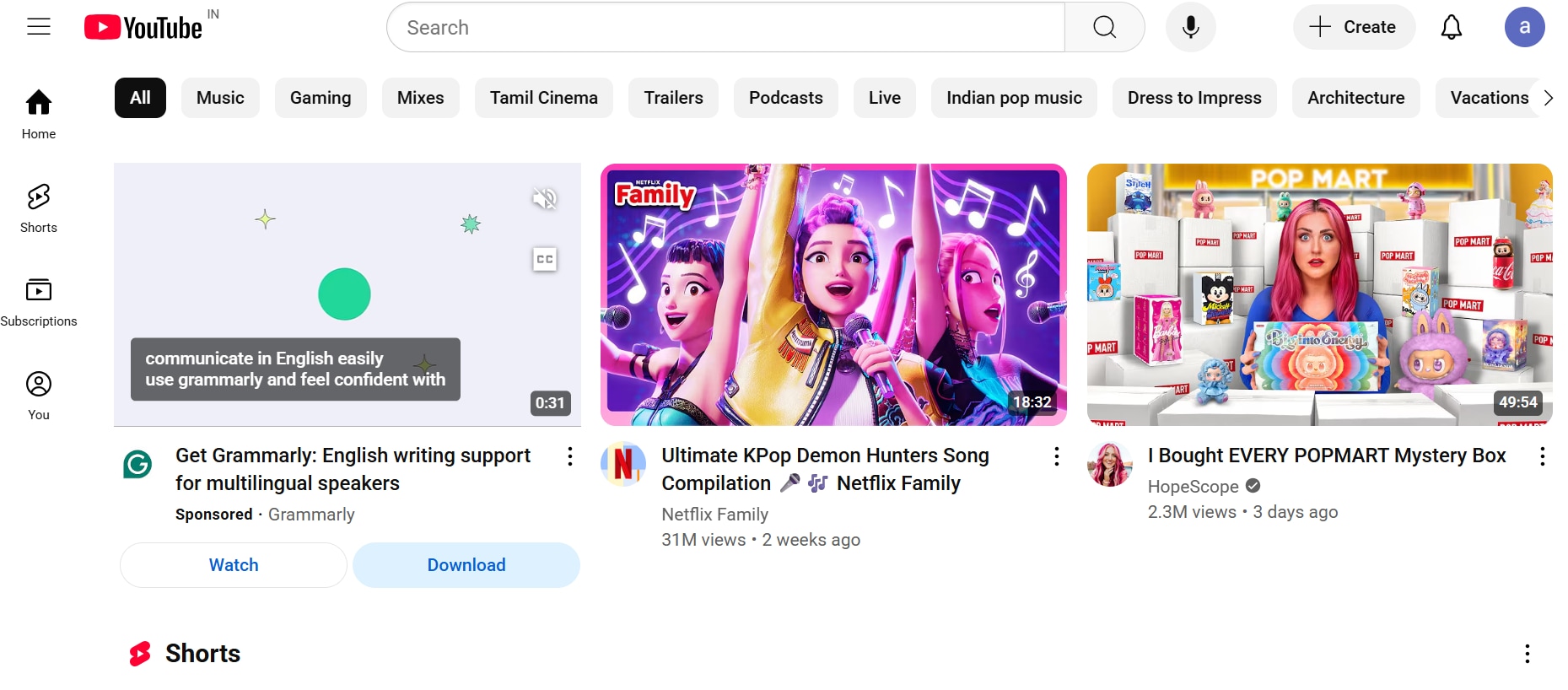 youtube karaoke songs