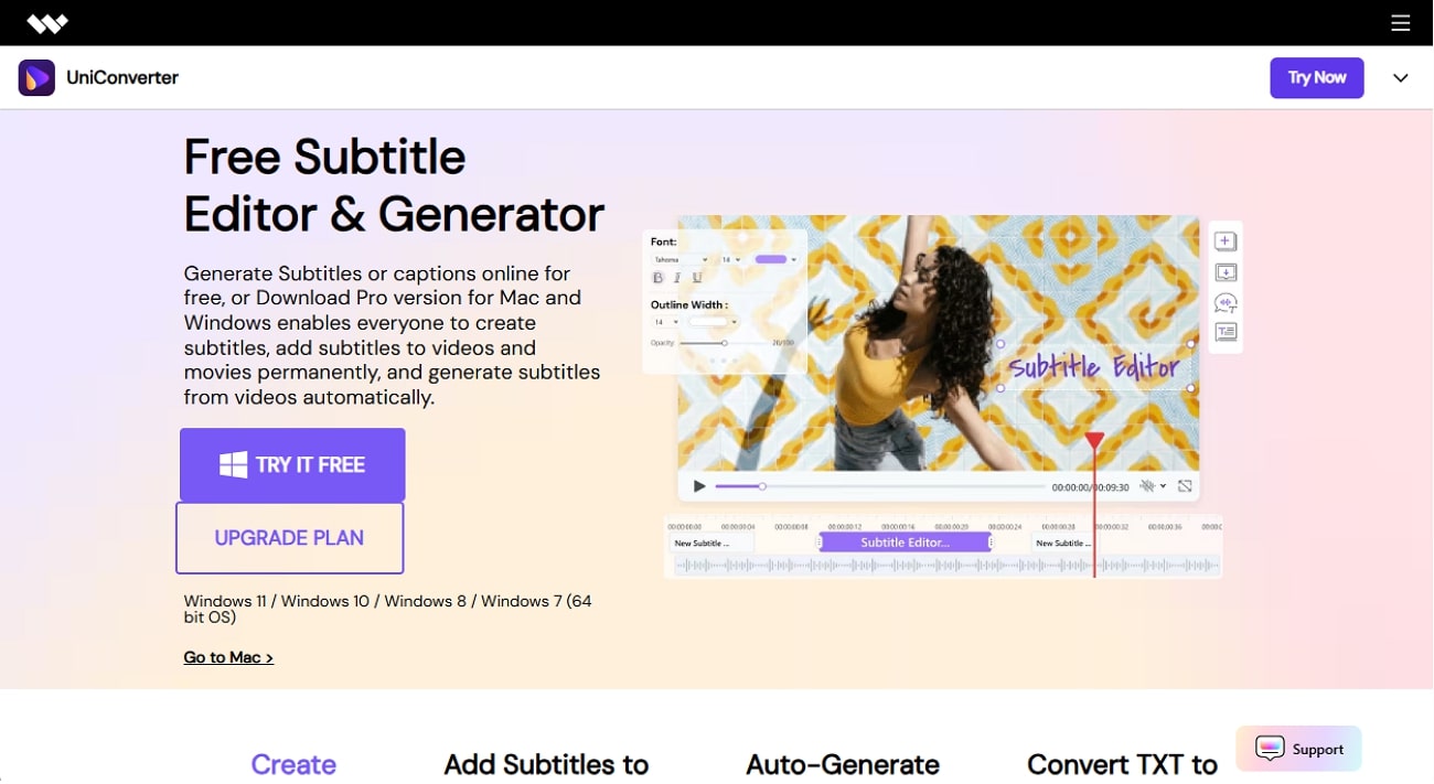 wondershare uniconverter subtitle translator