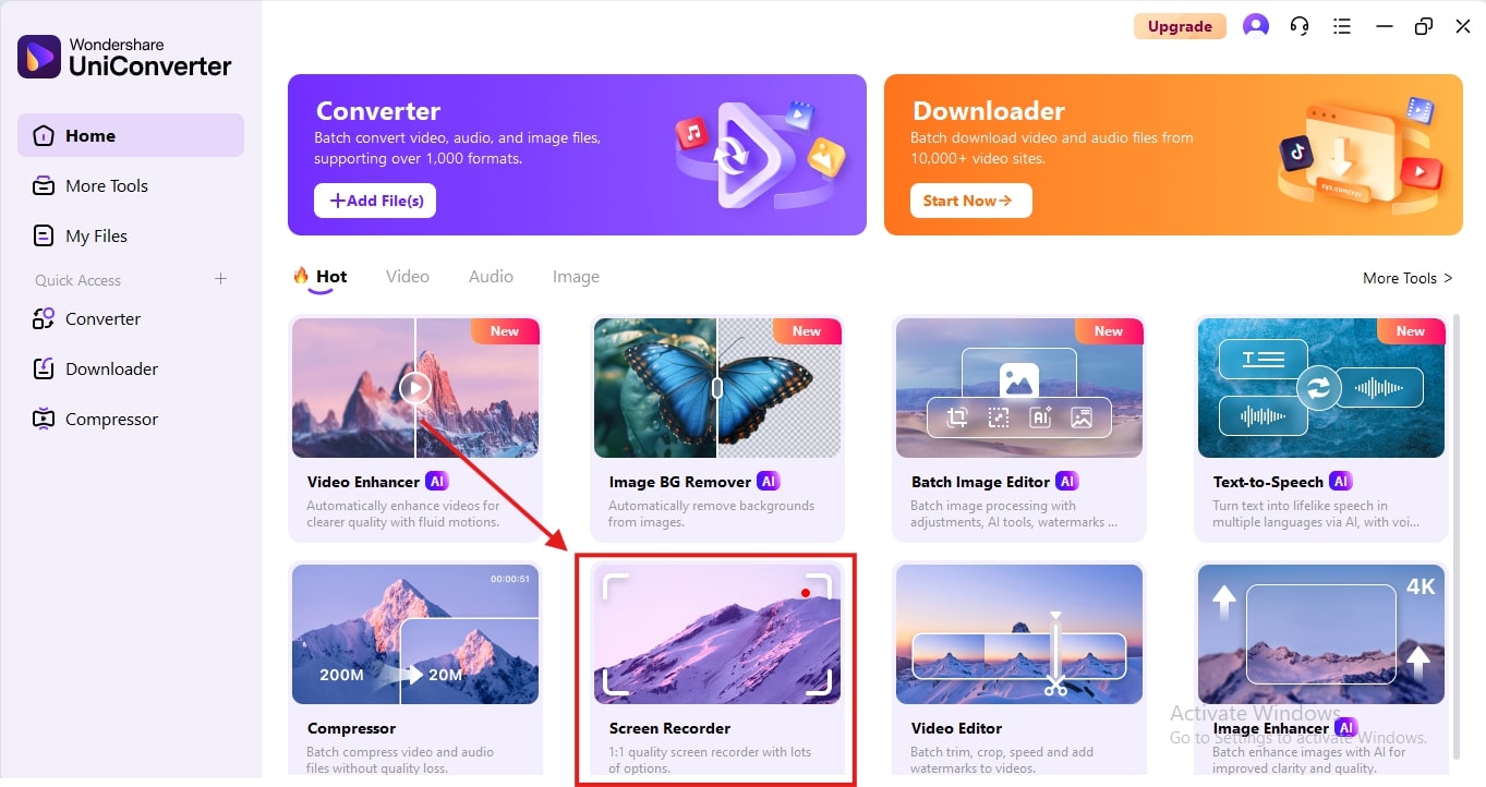 Screen recorder for Mac by UniConverter