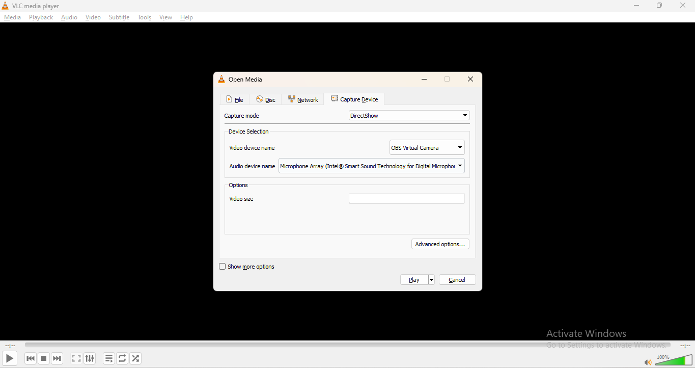 WASAPI Audio Output Selection in VLC