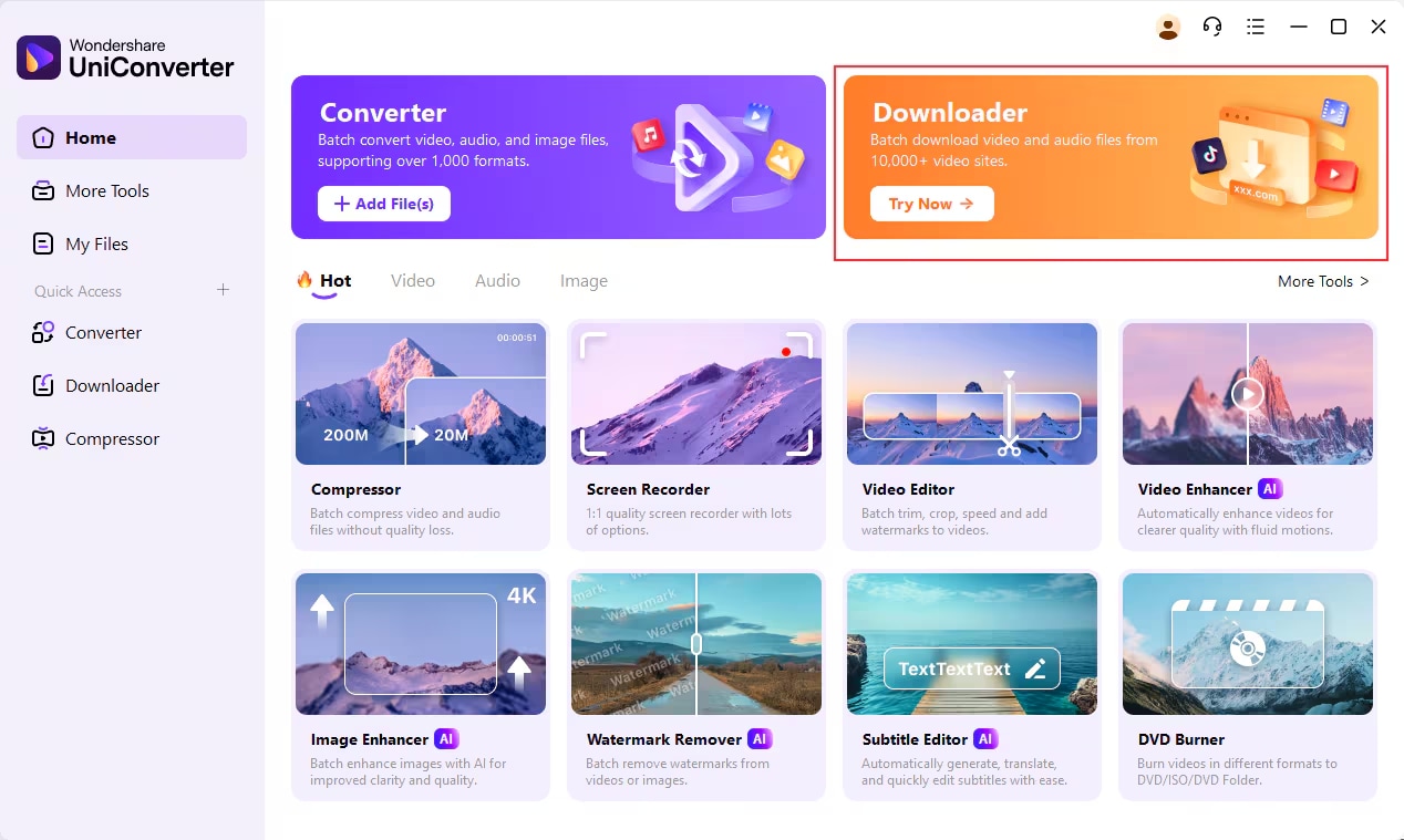 Launch Uniconverter