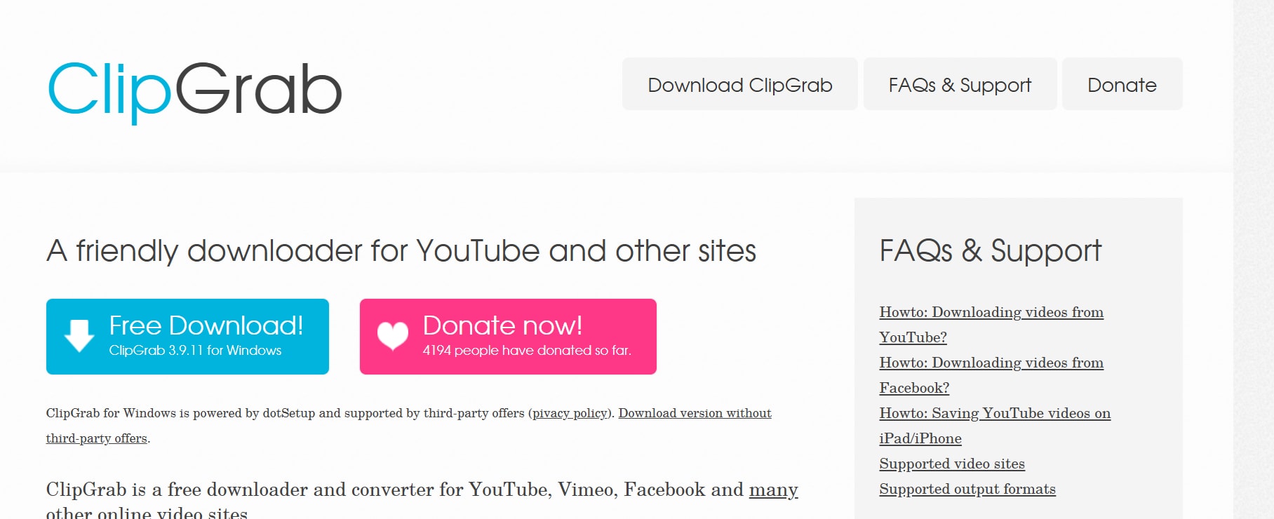 ClipGrab downloader