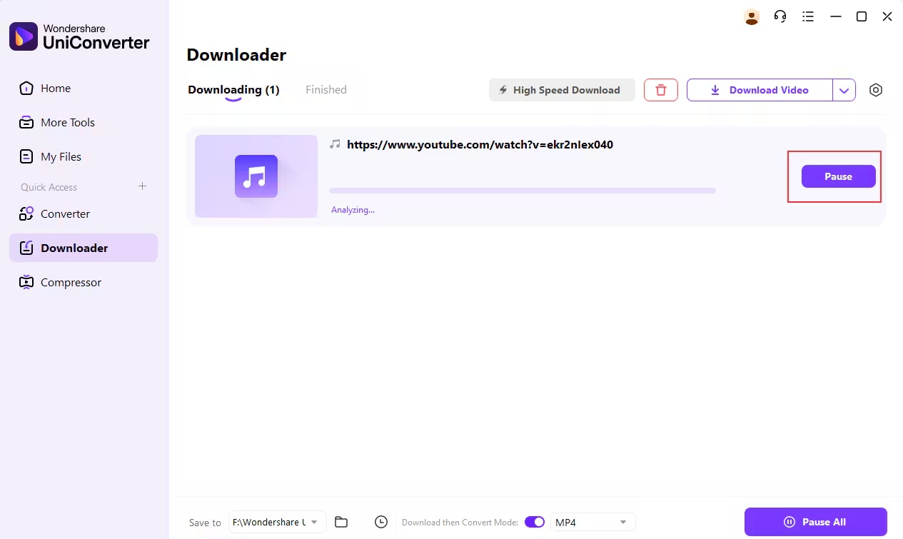 Start downloading