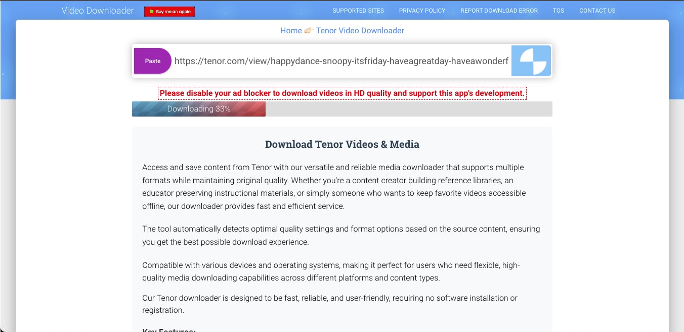download tenor gifs video