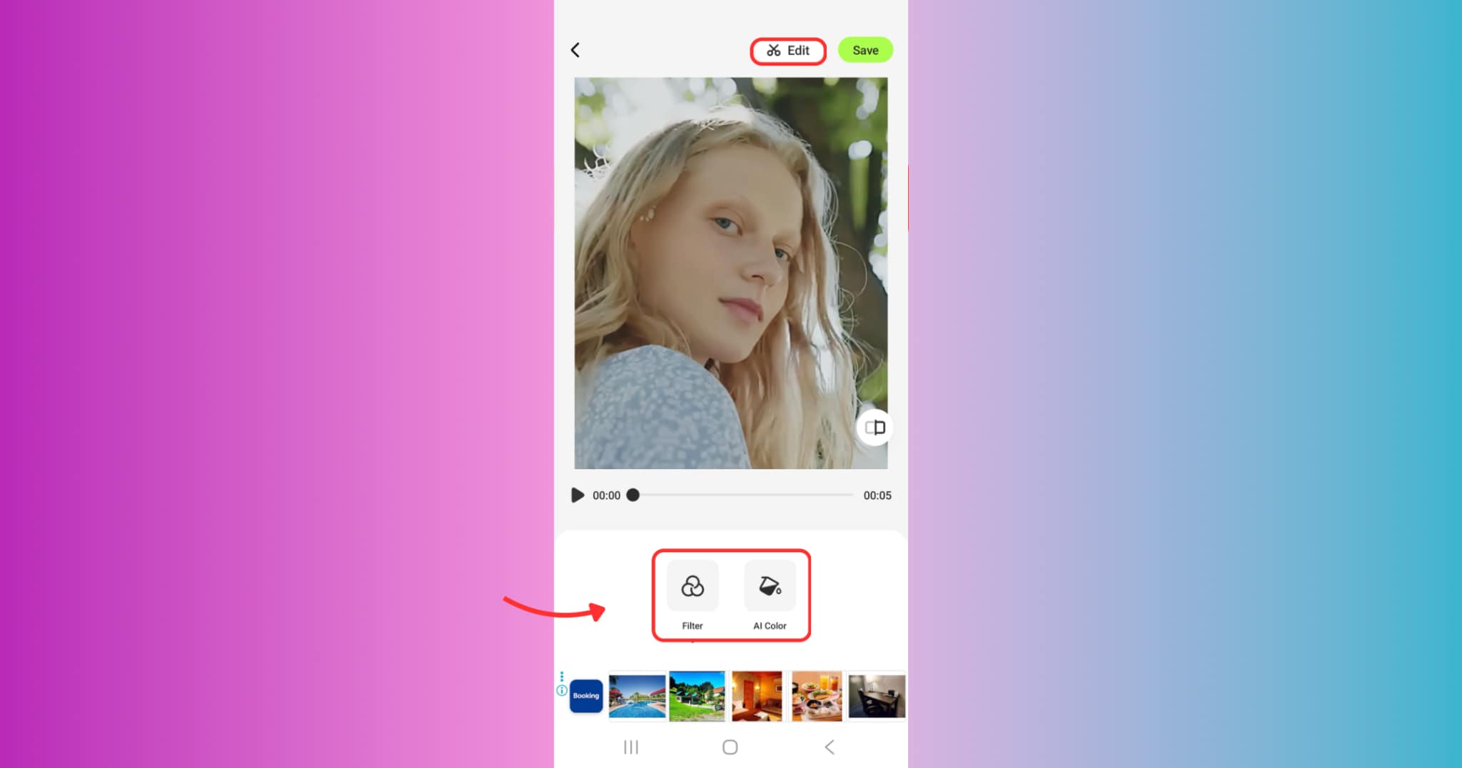 select filter and ai color if you want