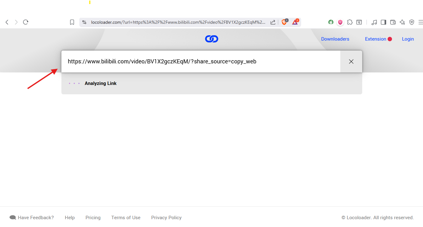 paste the link
