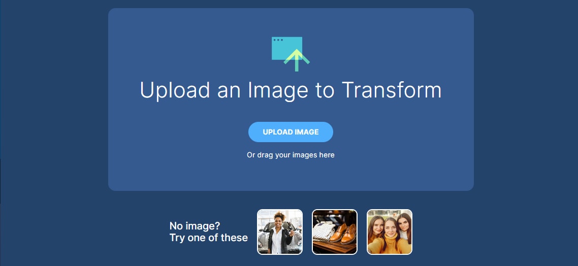 homepage image of cloudinary software from its official website