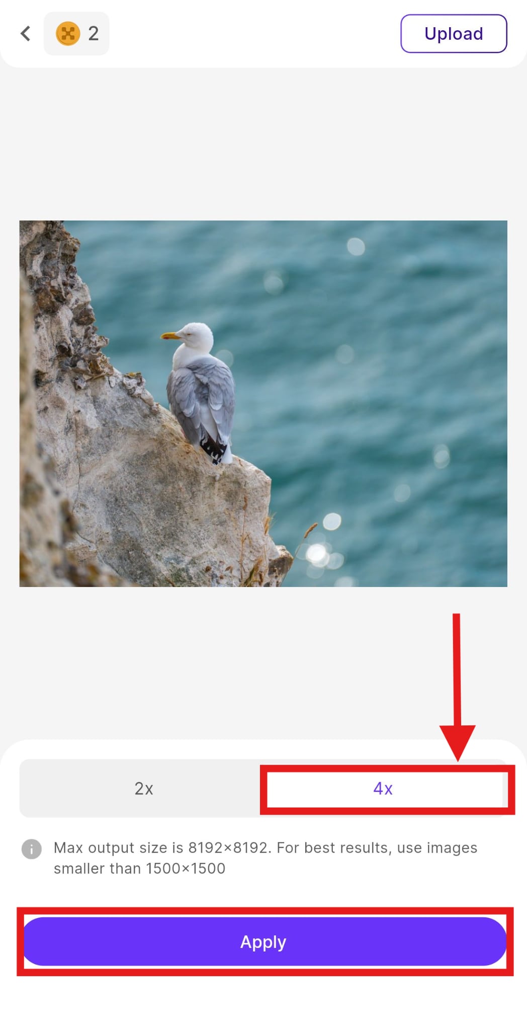 Upscale images to get 4x better and enhanced images