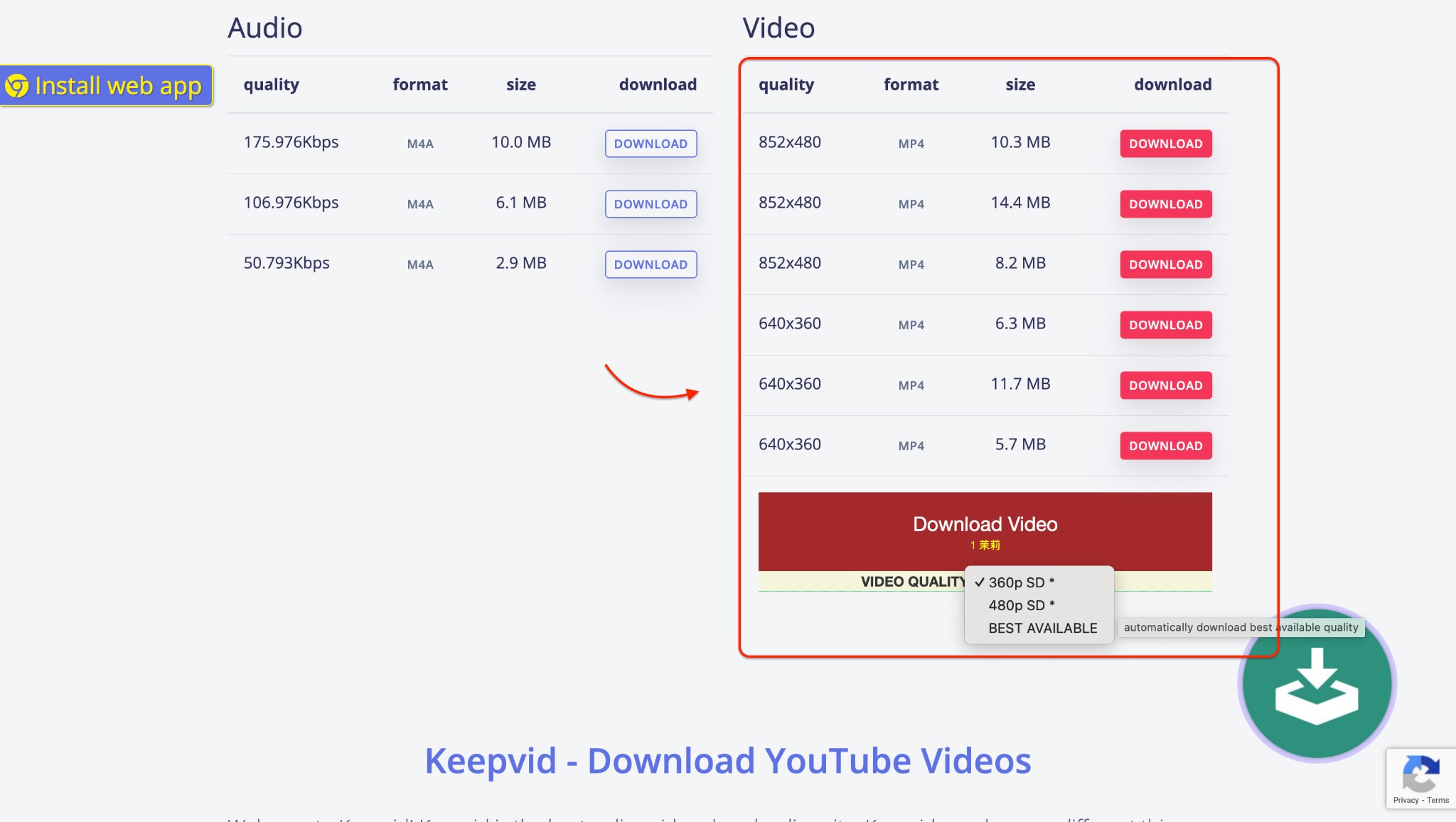 download in any format