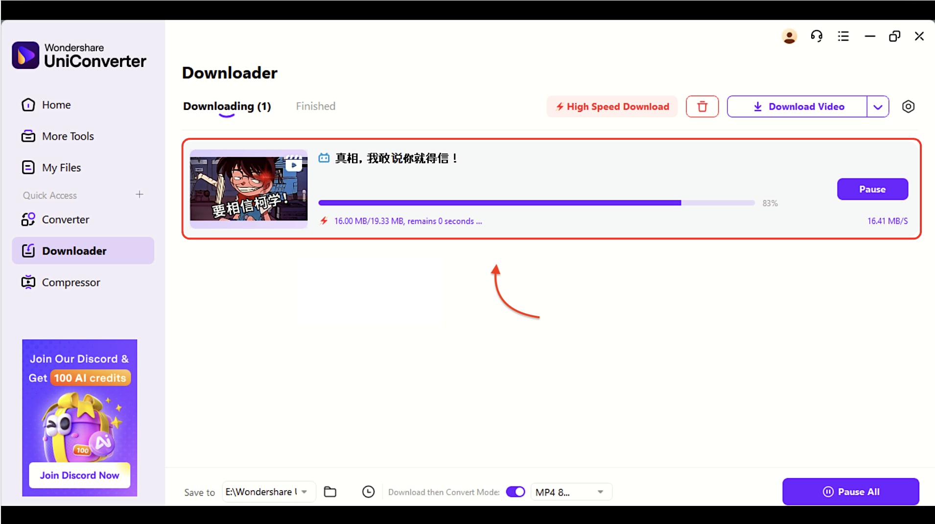 download or pause if you want