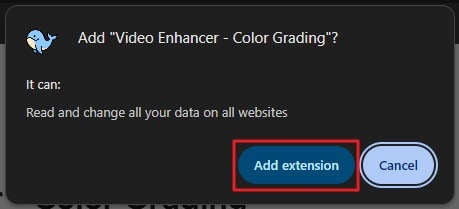 add extension video enhance free