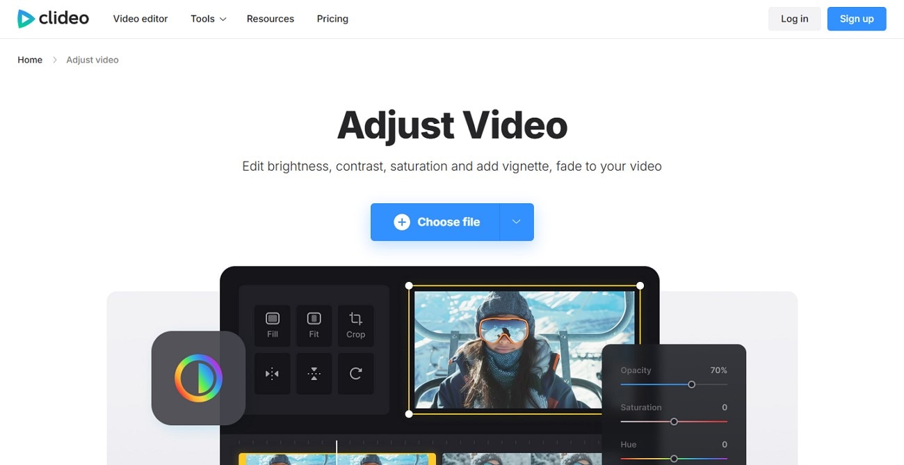 clideo free video enhancer ai