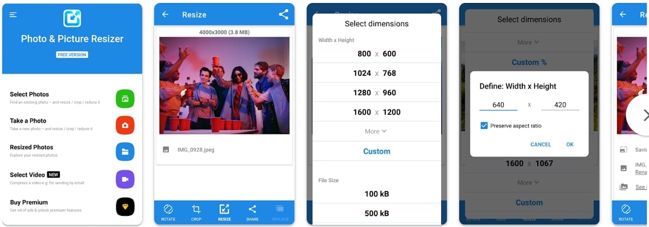 photo and picture resizer android
