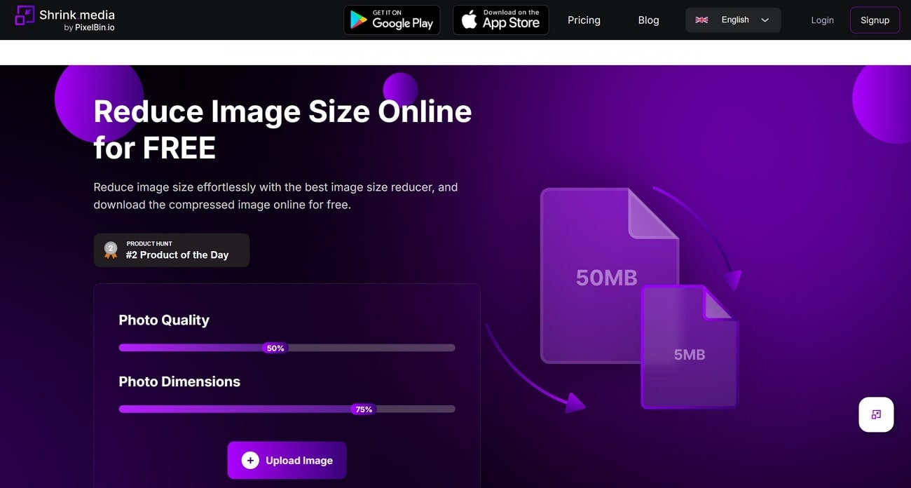 shrink media online reduce image