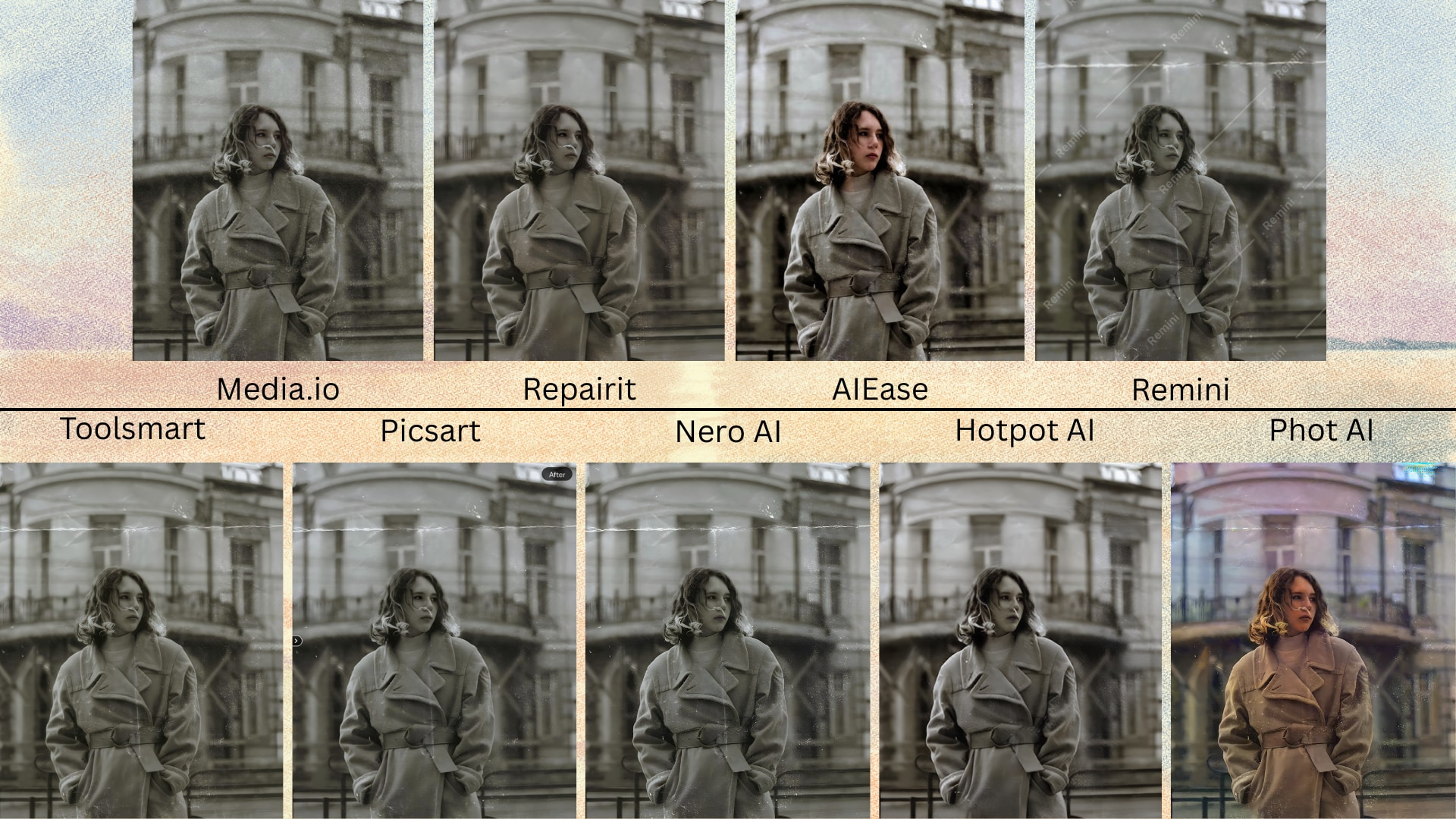 compare all final outputs
