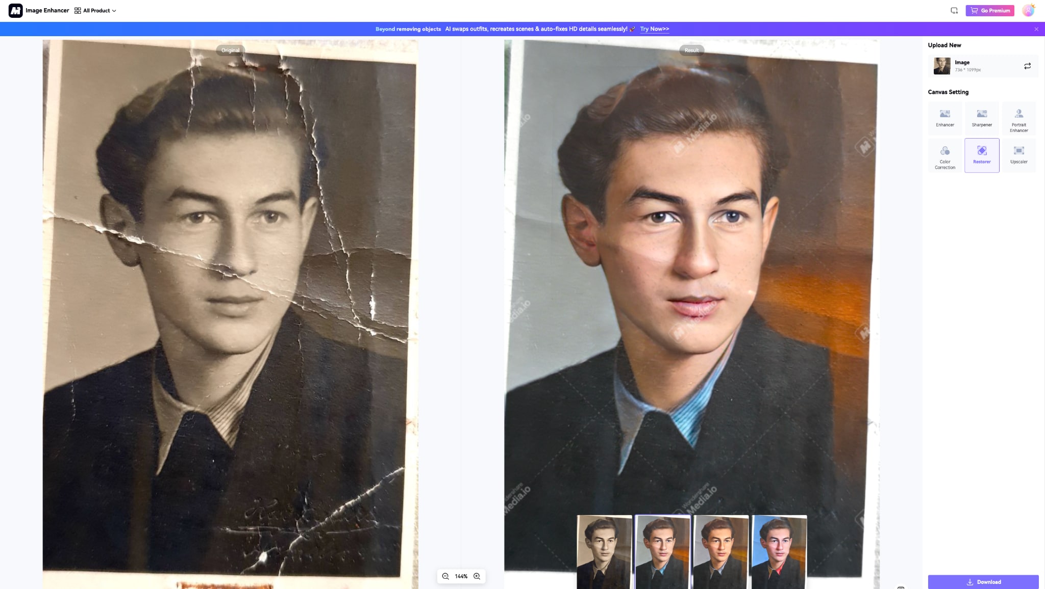 media.io final output