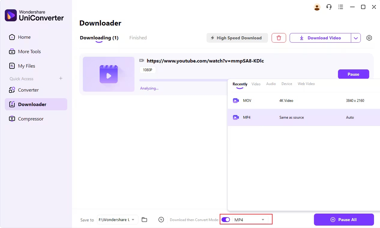 Save video