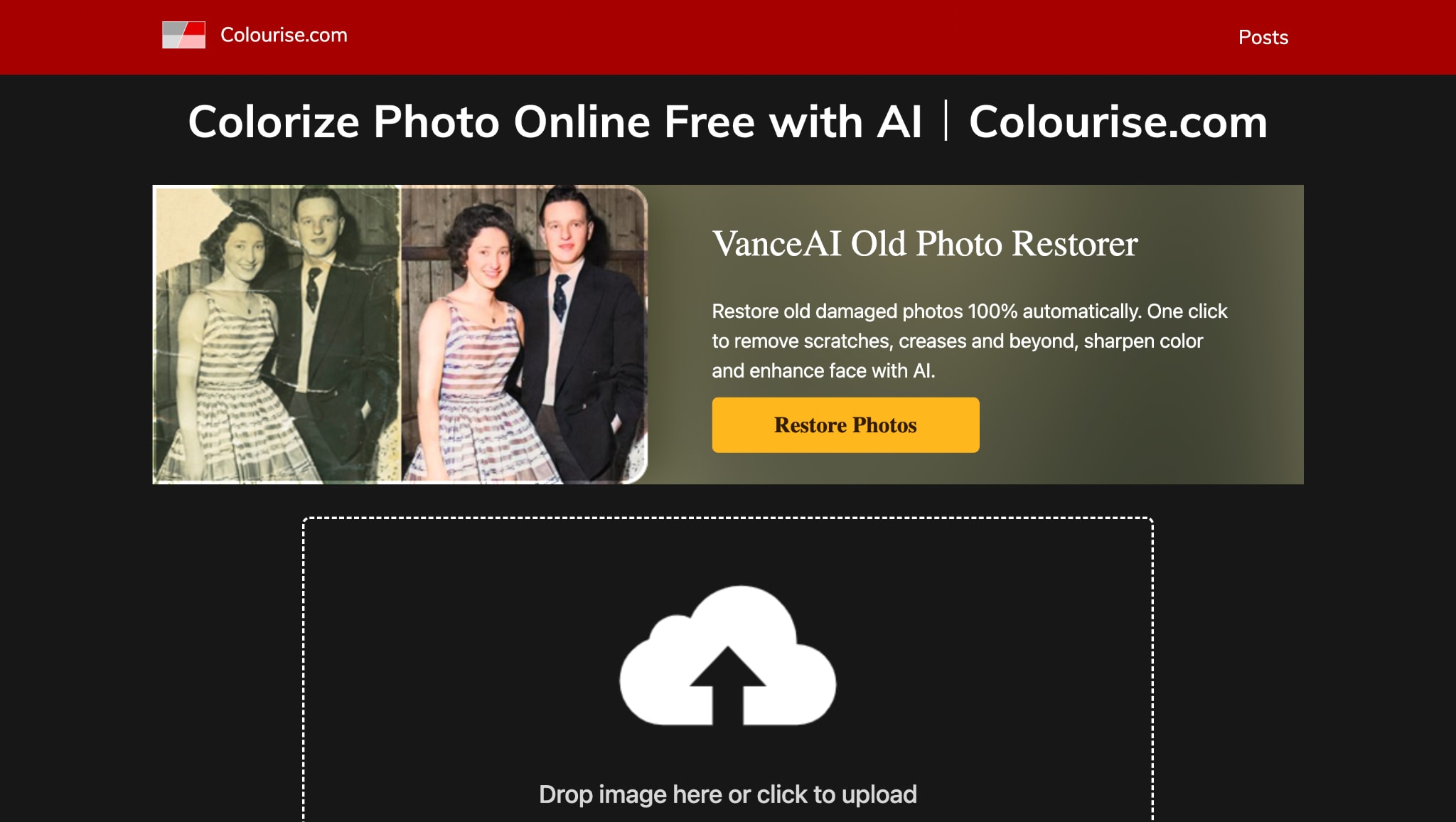 colourise.com homepage