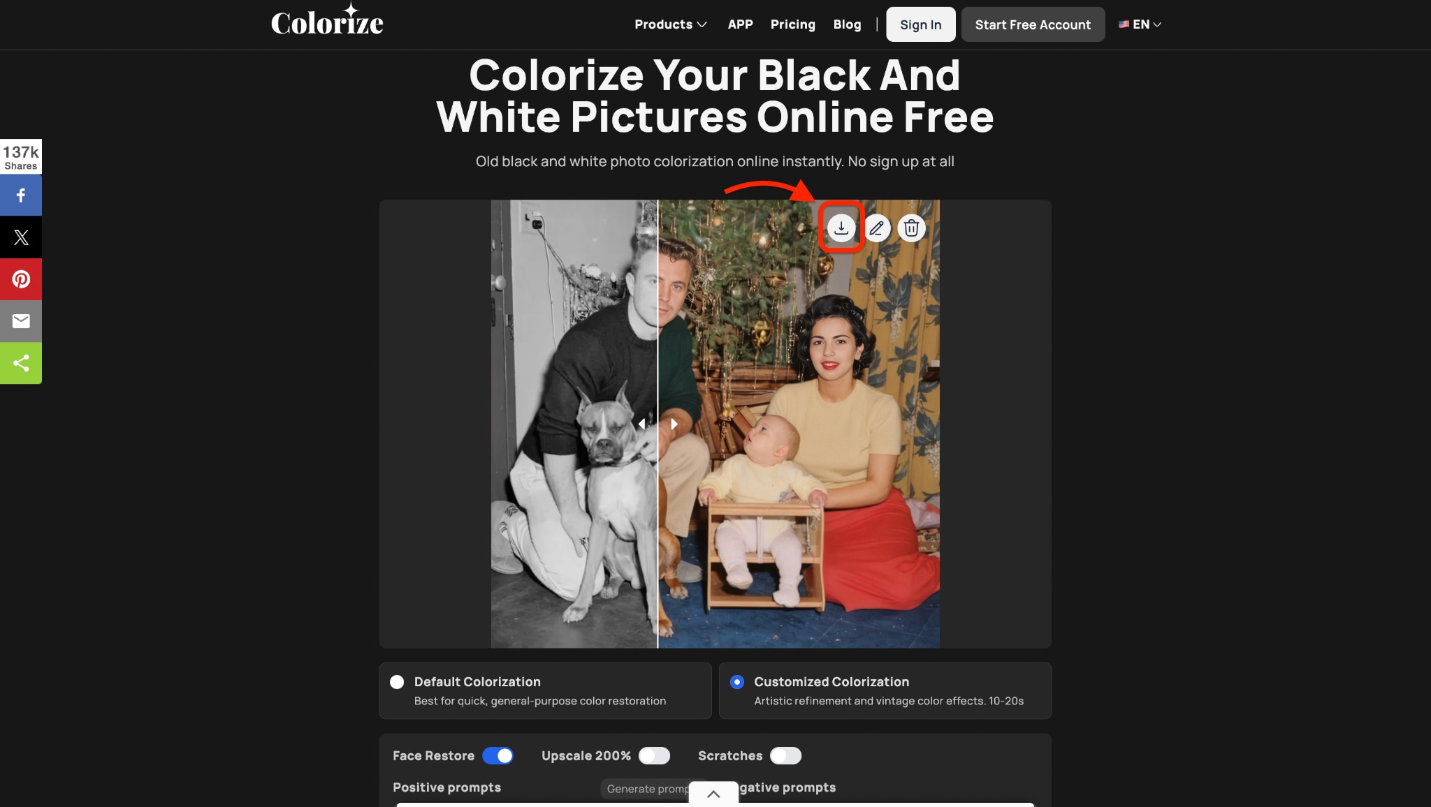 download colored photo