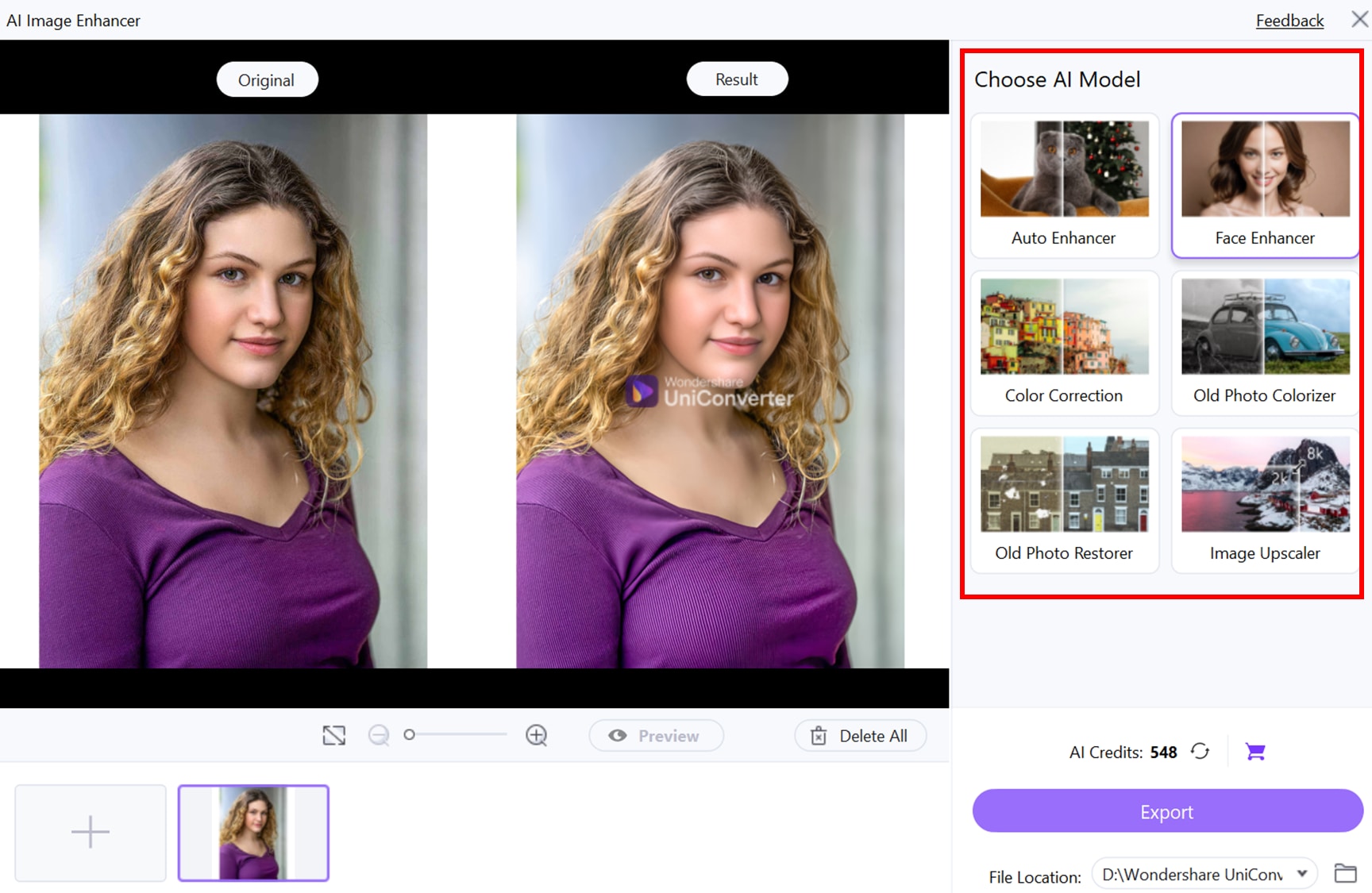 Use AI models