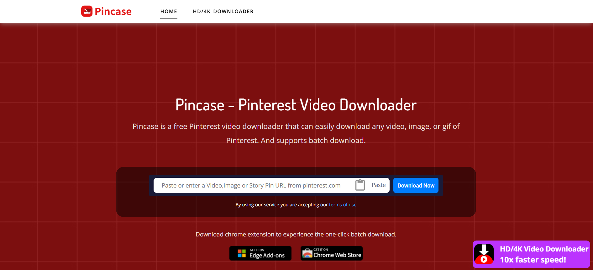 pincase homepage