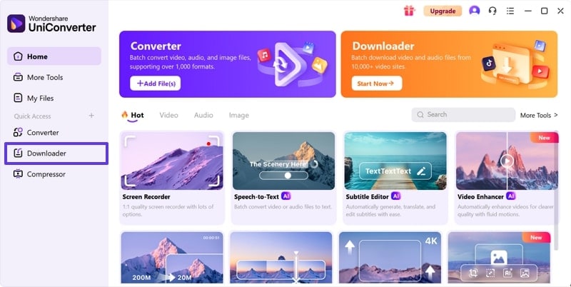 uniconverter mp3 downloader link