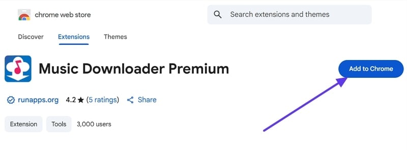 download extension to download mp3 by url