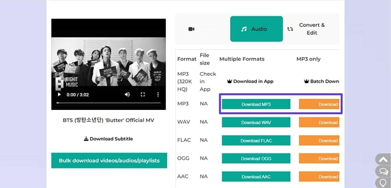 convert url to audio file acethinker
