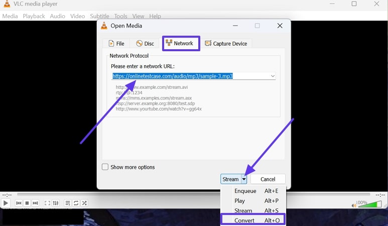 add link and convert link to audio
