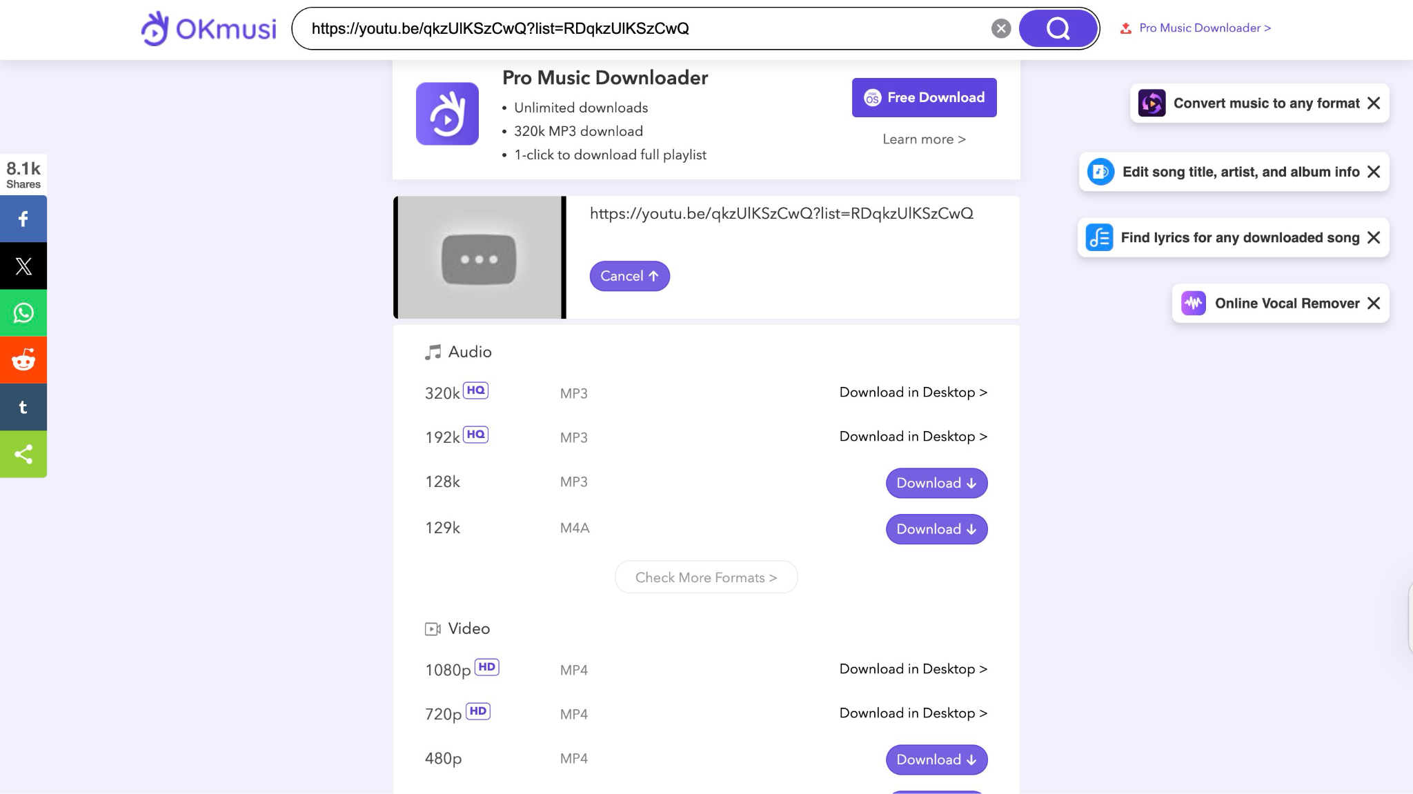 okmusi click download