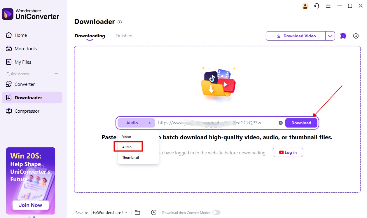 como baixar mp3 com link