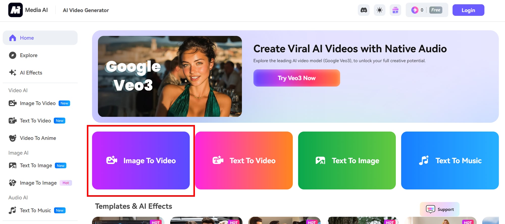 Open media.io