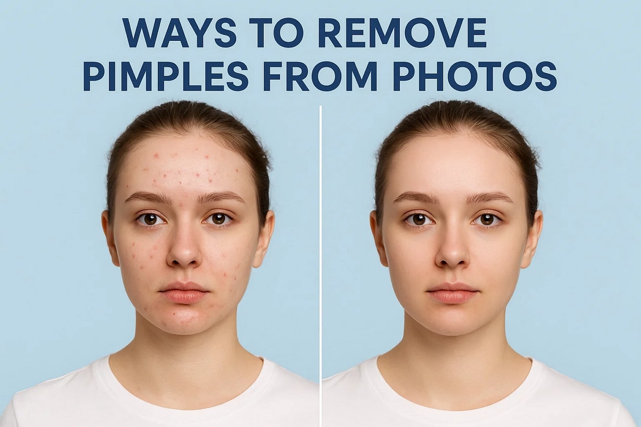 remove pimples from photos guide