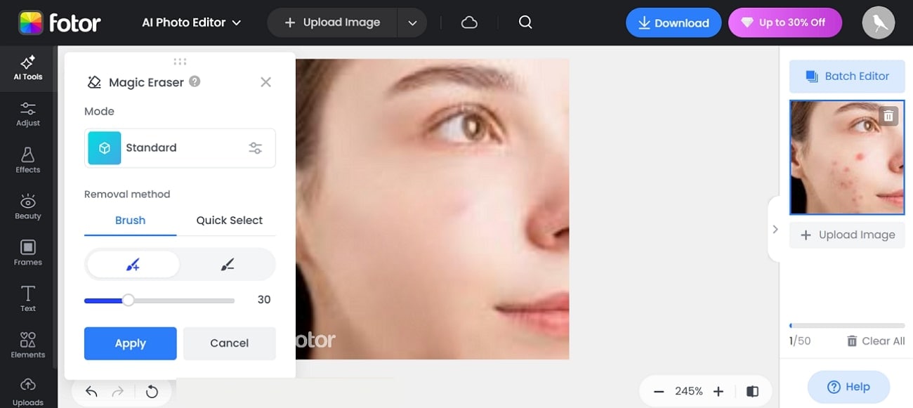 used fotor web editor