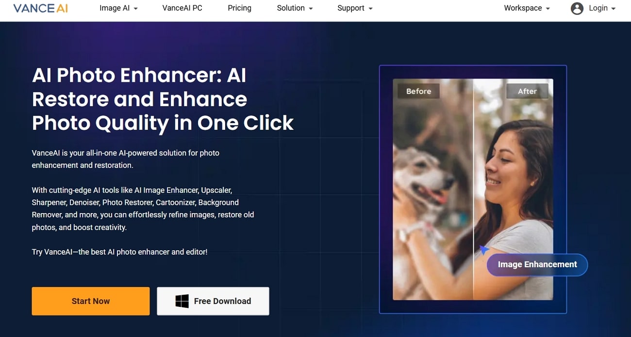 vanceai image editor