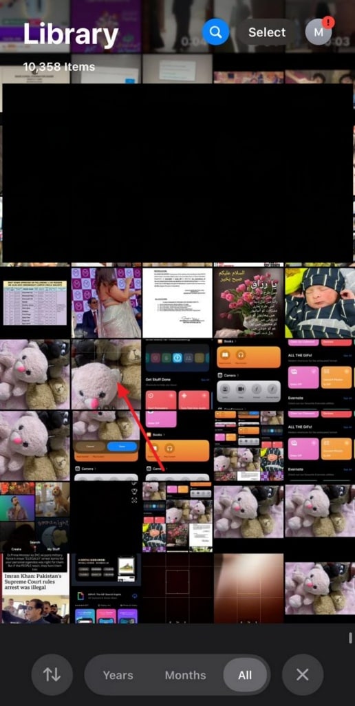 open photos app
