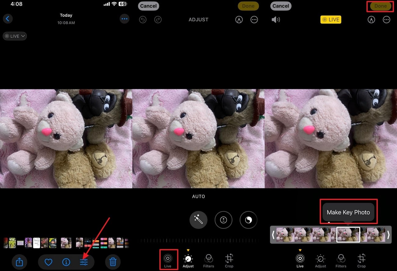 choose make key photo frame