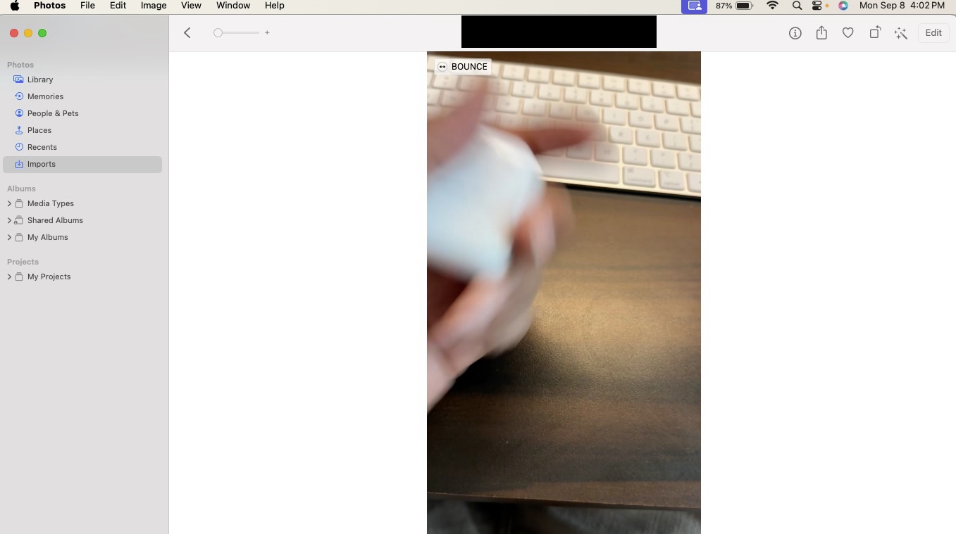 mac upload live photo
