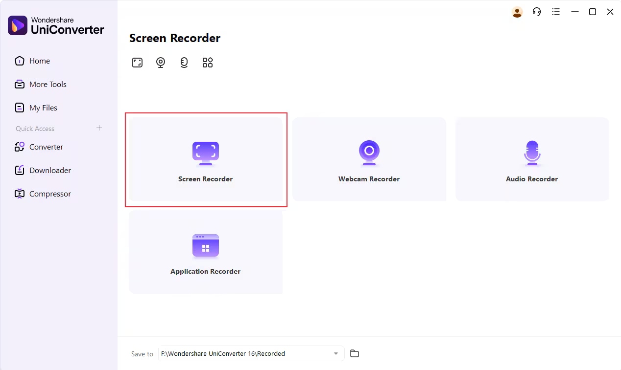 Access screen recorder
